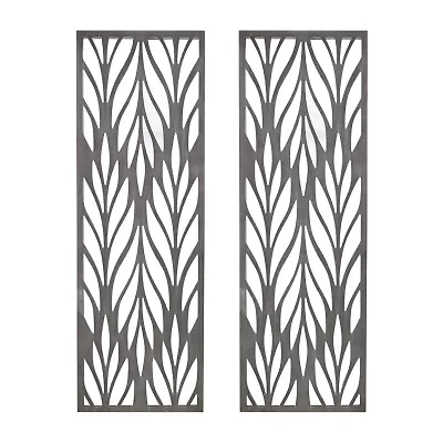 Madison Park Florian Carved Panel Décor 2-pc. Wall Art Set