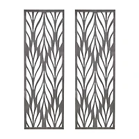 Madison Park Florian Carved Panel Décor 2-pc. Wall Art Set