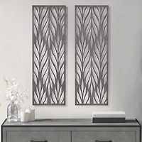 Madison Park Florian Carved Panel Décor 2-pc. Wall Art Set