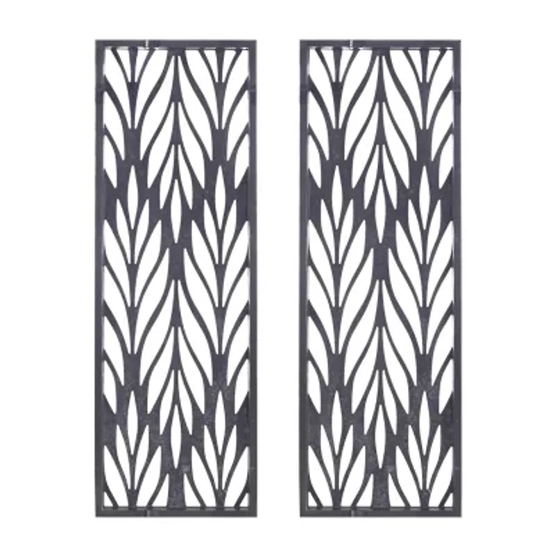 Madison Park Florian Carved Panel Décor 2-pc. Wall Art Set