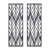 Madison Park Florian Carved Panel Décor 2-pc. Wall Art Set
