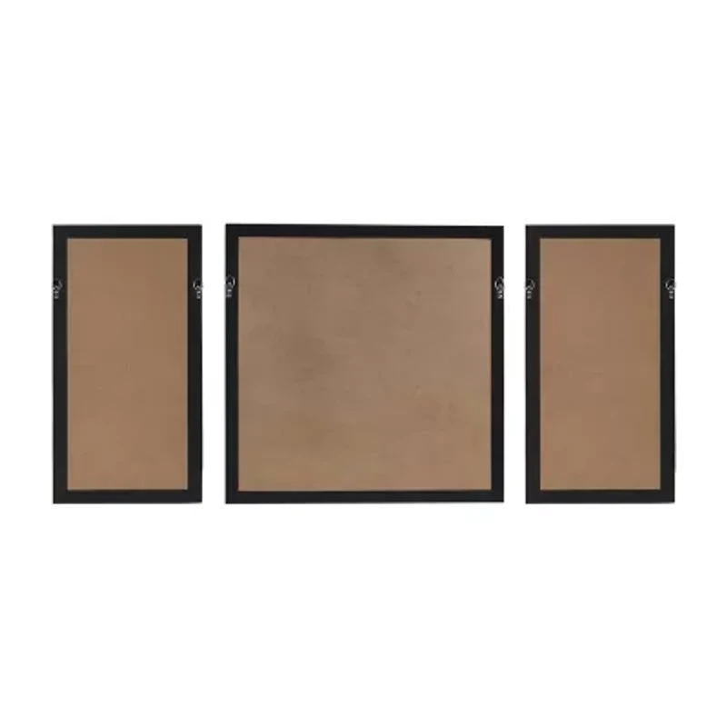 Madison Park Sabal Palm Rice Paper Shadow Box 3-pc. Wall Art Set