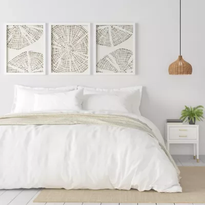 Madison Park Solana Abstract Coastal Shadowbox 3-pc. Framed Wall Art Set