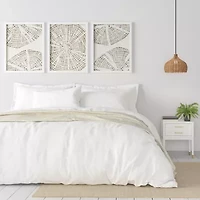 Madison Park Solana Abstract Coastal Shadowbox 3-pc. Framed Wall Art Set