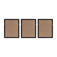 Madison Park Solana Abstract Coastal Shadowbox 3-pc. Framed Wall Art Set