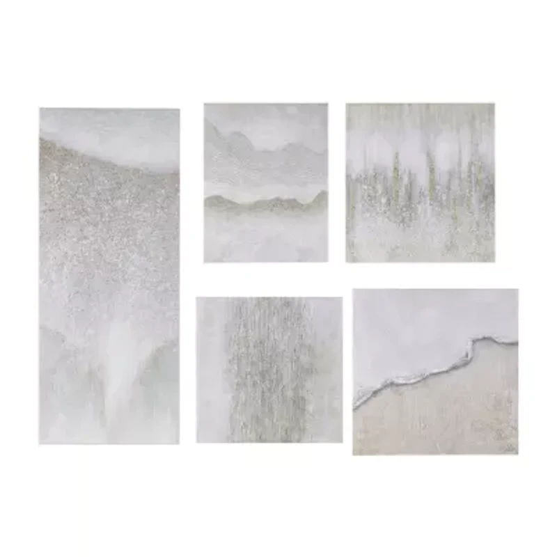 Madison Park Natural Essence Canvas 5pc Gallery Set Canvas Art