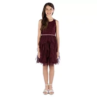 Speechless Big Kid Girls Sleeveless Fit + Flare Dress