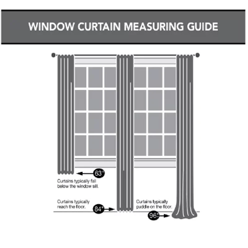 Sweet Home Collection Chic Voile Vertical Ruffled Rod Pocket Sheer Single Curtain Panel