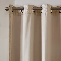 Madison Park Elysia Grommet Top Energy Saving 100% Blackout Set of 2 Curtain Panel