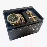 Mens Gold Tone Bracelet Watch Mac7125jc