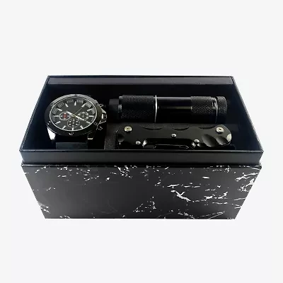 Mens Black Strap Watch Mac7126jc