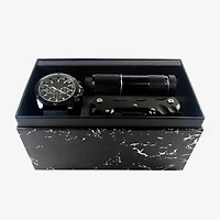 Mens Black Strap Watch Mac7126jc