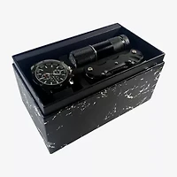 Mens Black Strap Watch Mac7126jc