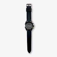 Mens Black Strap Watch Mac7126jc