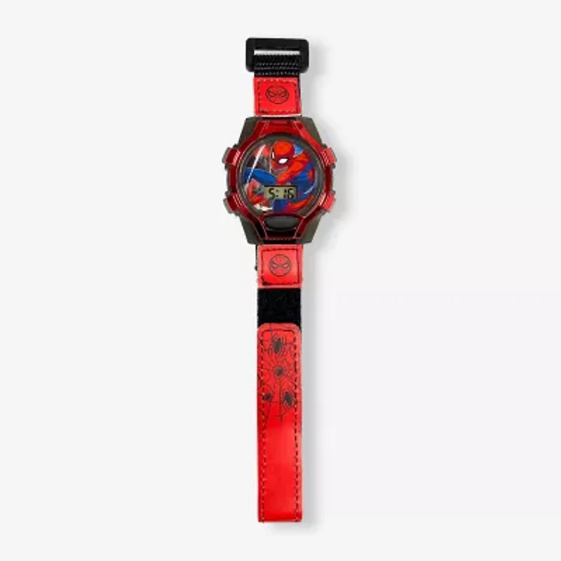 Spiderman Unisex Automatic Red Strap Watch Spd4965jc