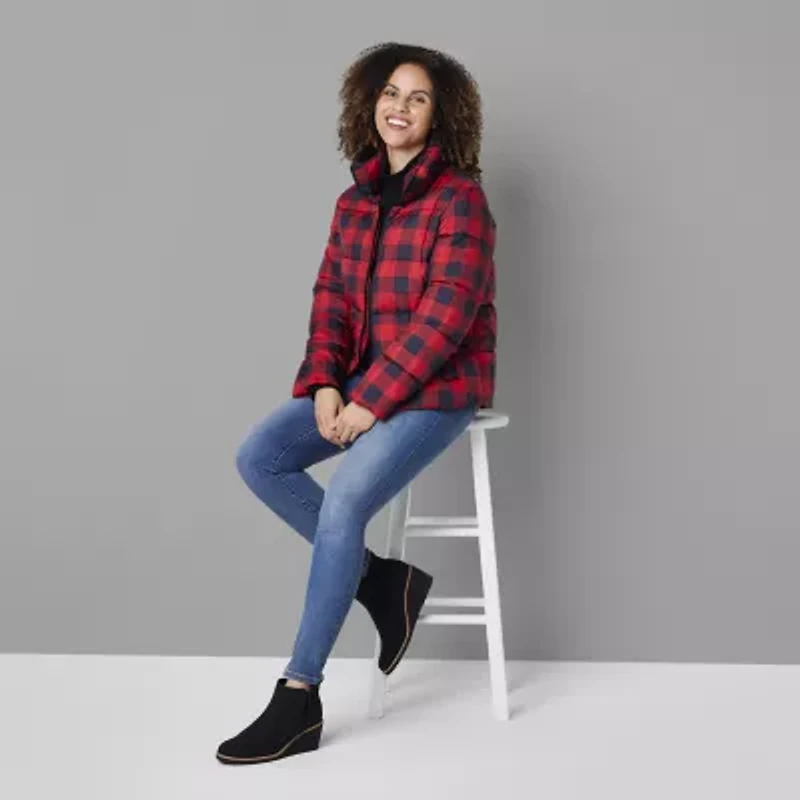 St. John's Bay Womens Heavyweight Puffer Jacket