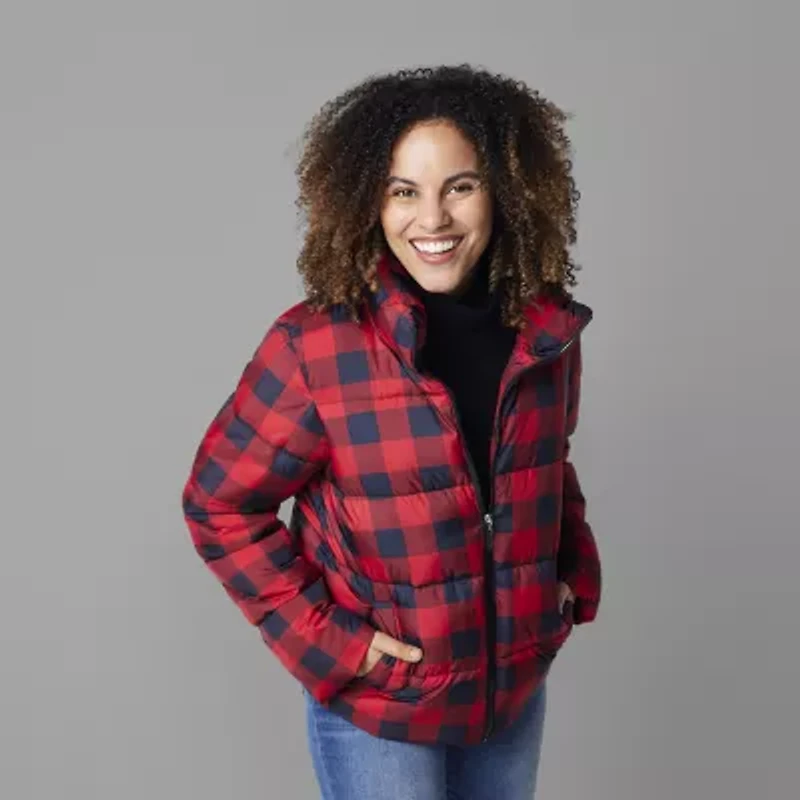 St. John's Bay Womens Heavyweight Puffer Jacket