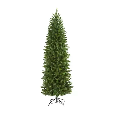 Nearly Natural Slim Mountain Faux Pine Christmas Tree