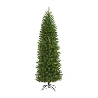 Nearly Natural Slim Mountain Faux Pine Christmas Tree