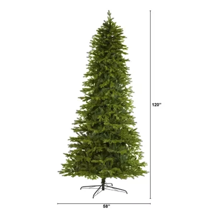 Nearly Natural Belgium Faux Fir Christmas Tree