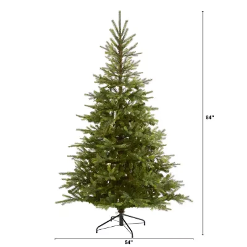 Nearly Natural North Carolina Faux Spruce Christmas Tree