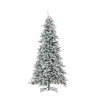 Nearly Natural Faux Pre-Lit Flocked Fir Christmas Tree