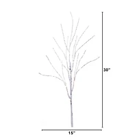 Nearly Natural 2.5' Faux Birch 2-pc. Decorative Branch