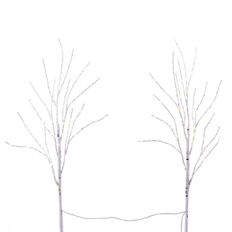 Nearly Natural 2.5' Faux Birch 2-pc. Decorative Branch