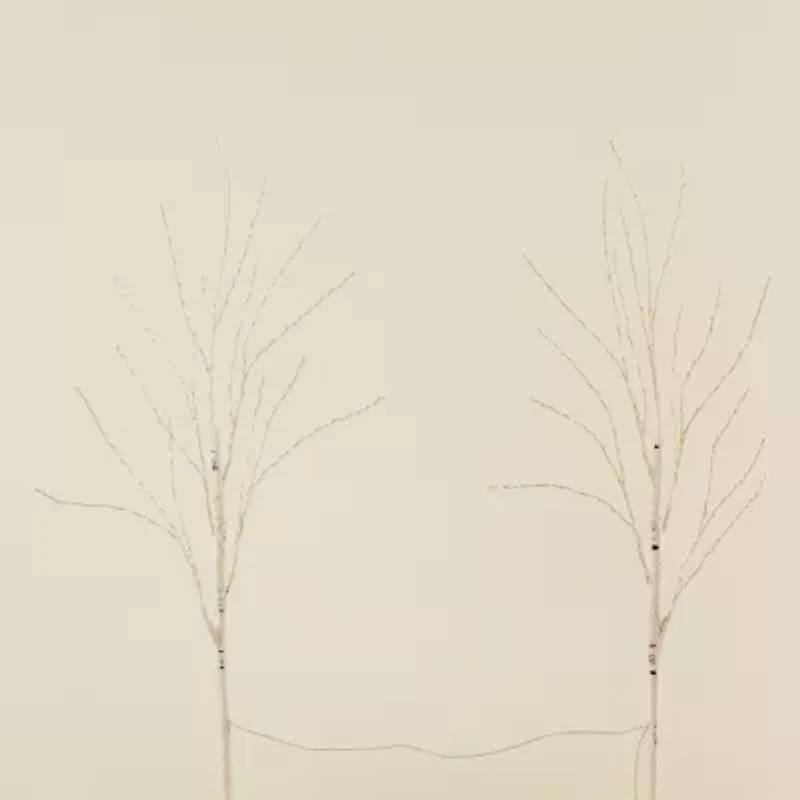 Nearly Natural 2.5' Faux Birch 2-pc. Decorative Branch