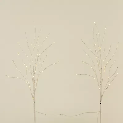 Nearly Natural 2.5' Faux Birch 2-pc. Decorative Branch