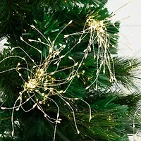 Nearly Natural Fiber Optic Faux 5 Foot Pre-Lit Pine Christmas Tree