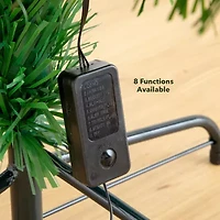 Nearly Natural Fiber Optic Faux 6 Foot Pre-Lit Pine Christmas Tree