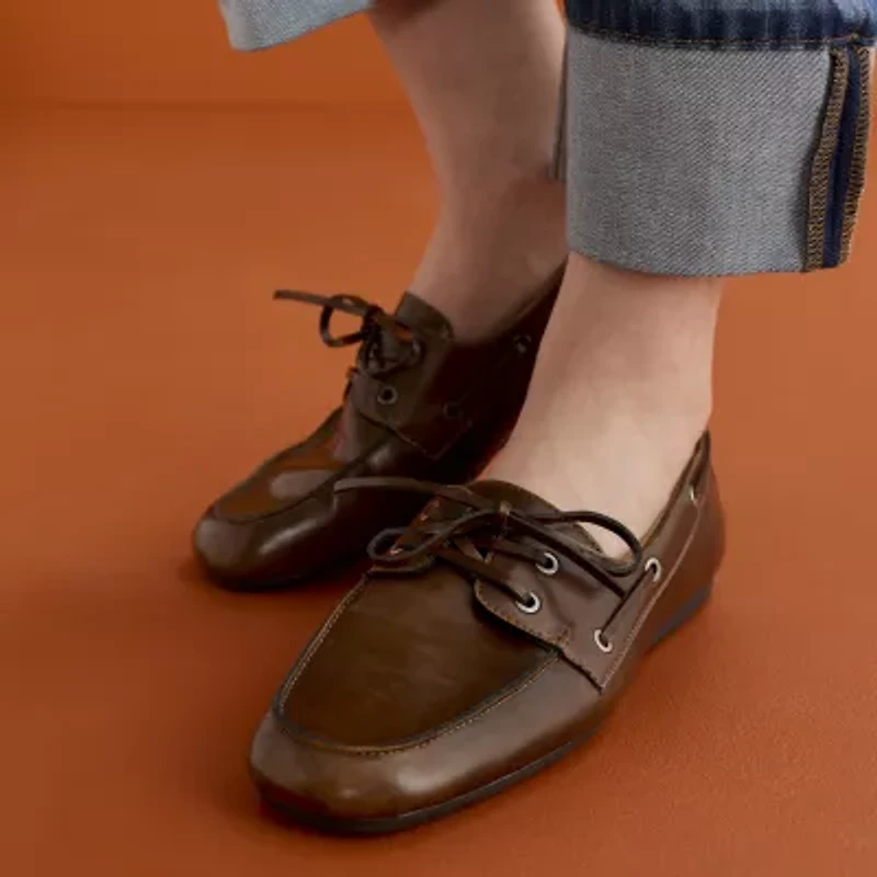 Arizona Jean Co Webster Womens Boat Shoes