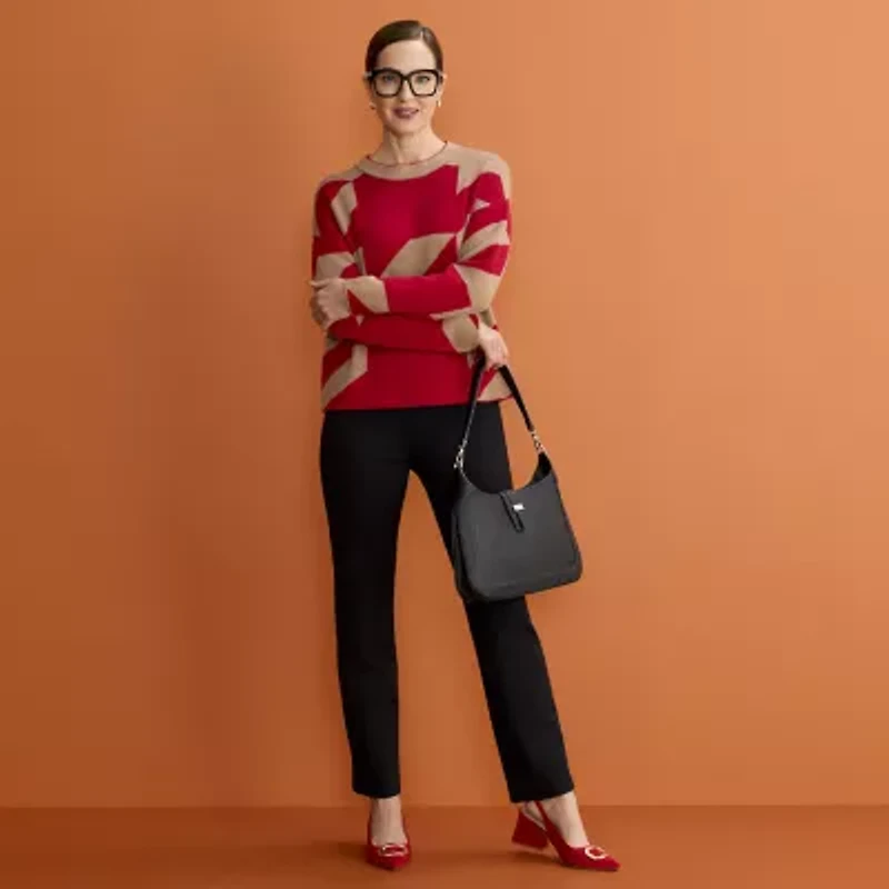 Nicole Miller Melrose Womens Pointed Closed Toe Block Heel Pumps