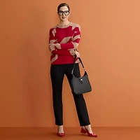 Nicole Miller Melrose Womens Pointed Closed Toe Block Heel Pumps