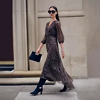 CL by Laundry Womens Nora Block Heel Dress Boots