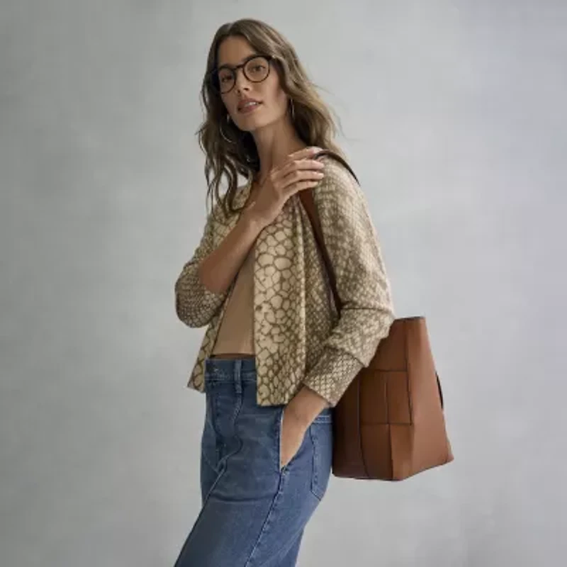 a.n.a Renee Woven Bucket Bag