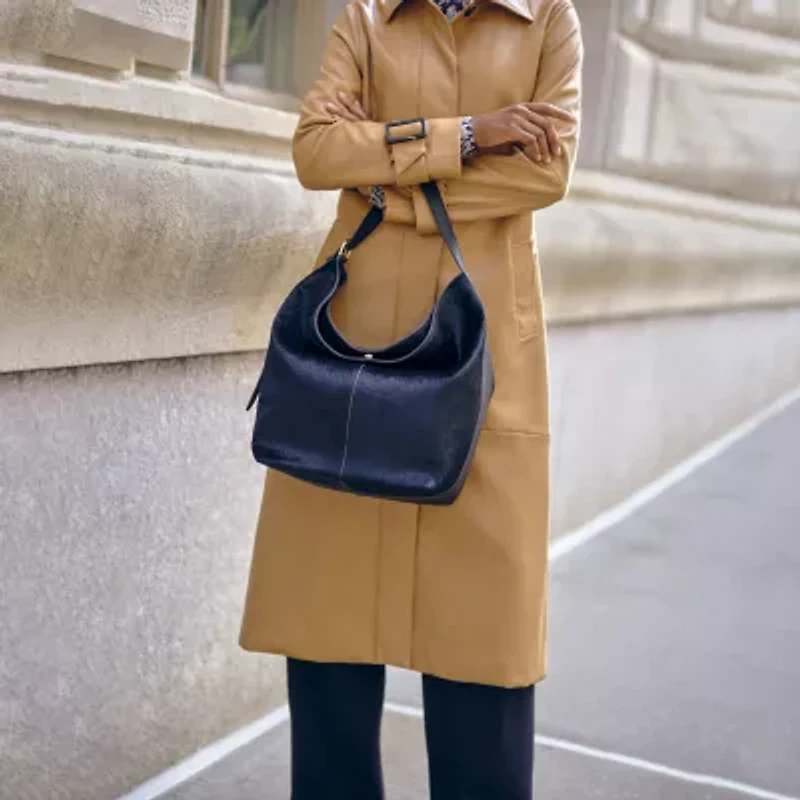 Worthington Jo Calf Hair Bucket Bag