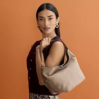 Worthington Jo Mini Faux Suede Bucket Bag