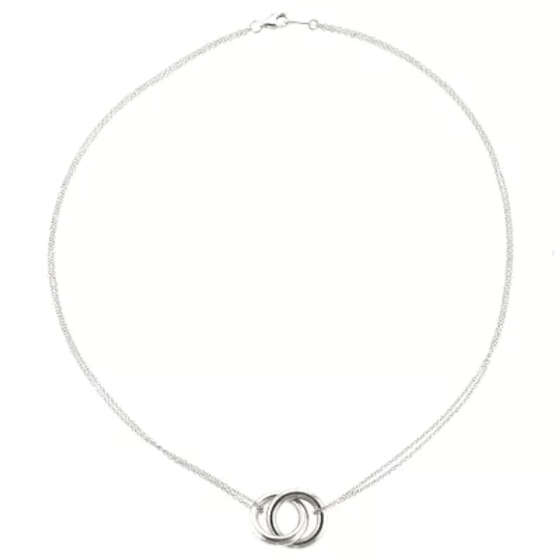 Circle Necklace Sterling Silver