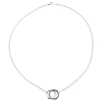Circle Necklace Sterling Silver