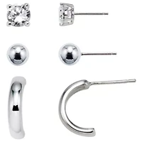 Sterling Silver Earring Set