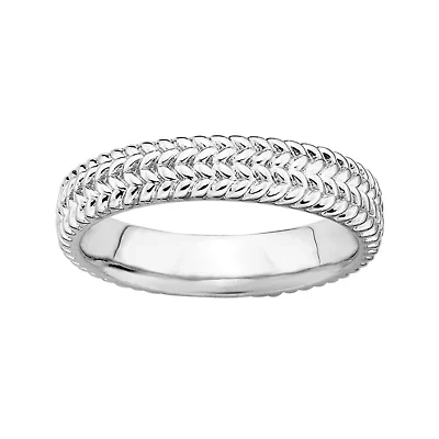 Personally Stackable Sterling Silver Stackable Ring