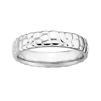 Personally Stackable Sterling Silver Stackable Ring