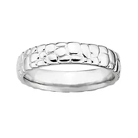 Personally Stackable Sterling Silver Stackable Ring