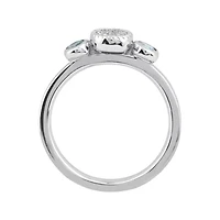 Personally Stackable Double Aquamarine & Diamond-Accent Ring