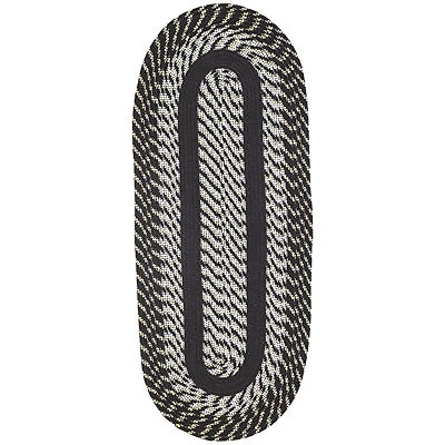Better Trends Newport Braid Oval Runner Rug