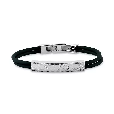 Mens Stainless Steel / Inch Id Bracelet
