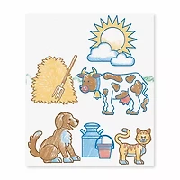 Melissa & Doug Stamp A Scene Farm 25-pc. Craft Kit