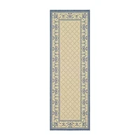 Safavieh Courtyard Collection Alden Oriental Indoor/Outdoor Runner Rug